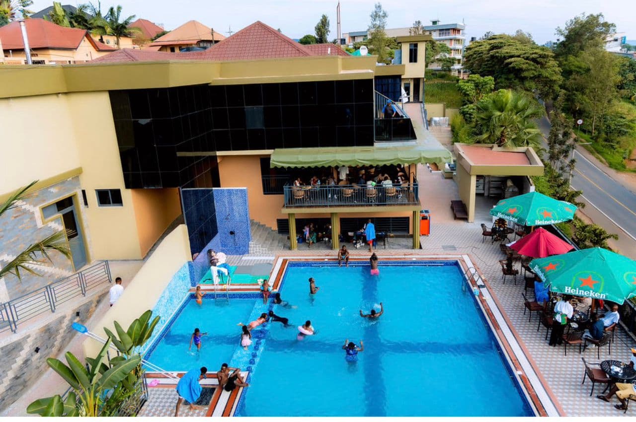 Aerial Pool View